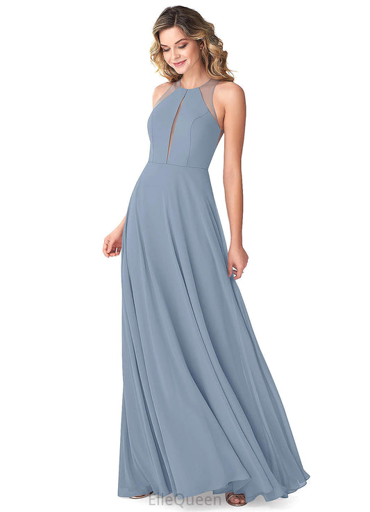 Gabrielle Trumpet/Mermaid Sleeveless Spaghetti Staps High Low Natural Waist Bridesmaid Dresses