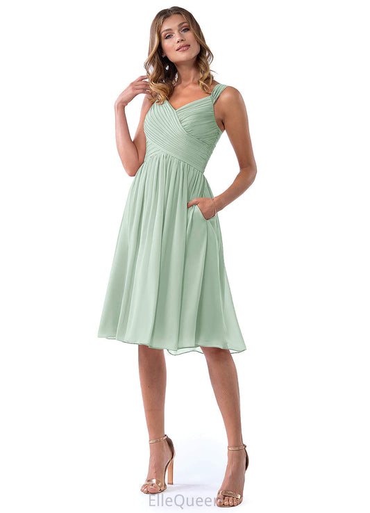 Belen Floor Length Spandex Trumpet/Mermaid Natural Waist Sleeveless Straps Bridesmaid Dresses